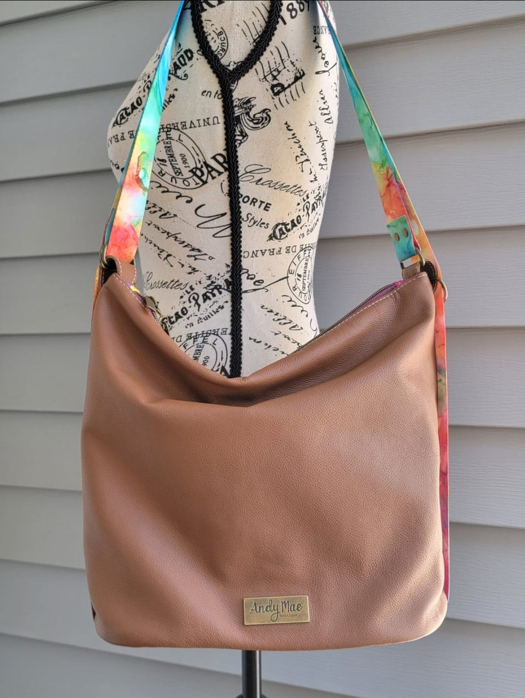 RTS - All Genuine Leather Krystal Convertible Bag