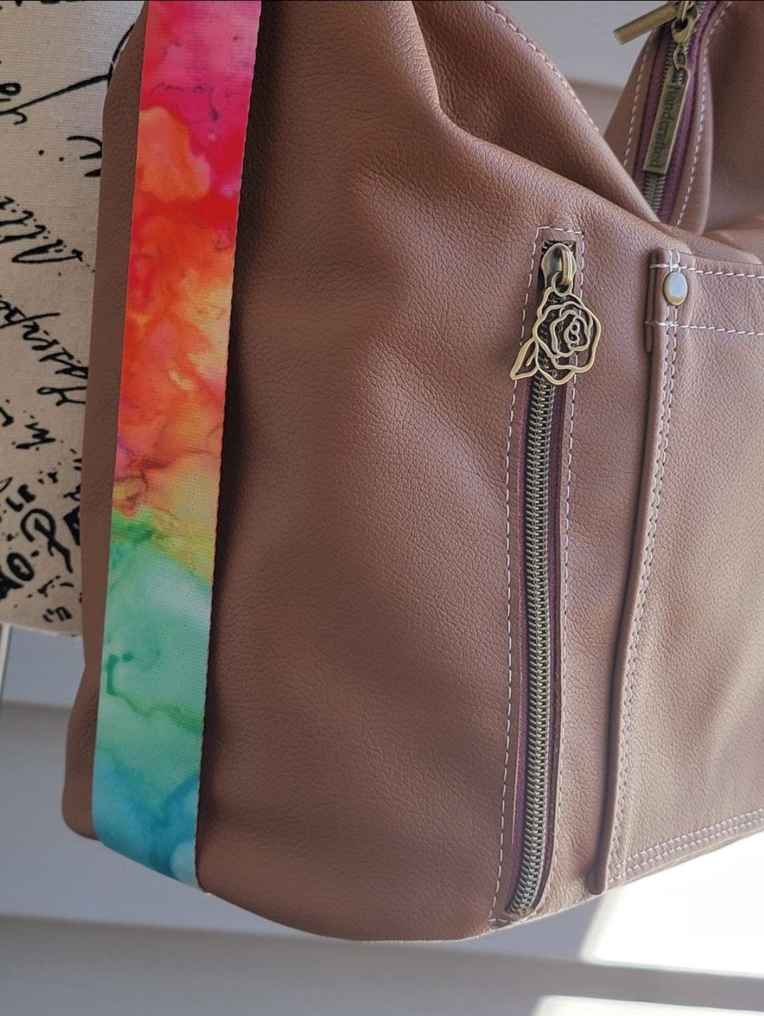 RTS - All Genuine Leather Krystal Convertible Bag
